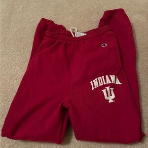 Red Indiana University Sweatpants